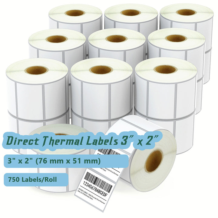 Zebra Direct Thermal Labels Shipping Labels