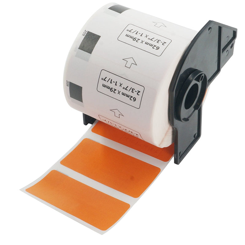 Brother DK-1209 Compatible Color Barcode Labels 2.4" x 1.1"