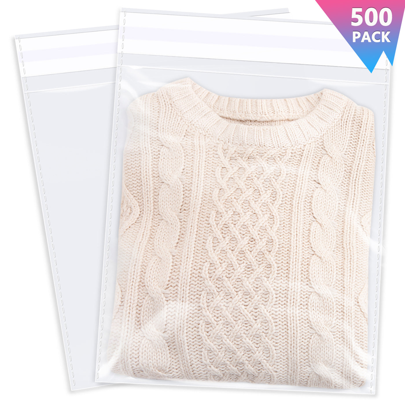 OPP Bag for Packaging Clothing 12" x 18" 