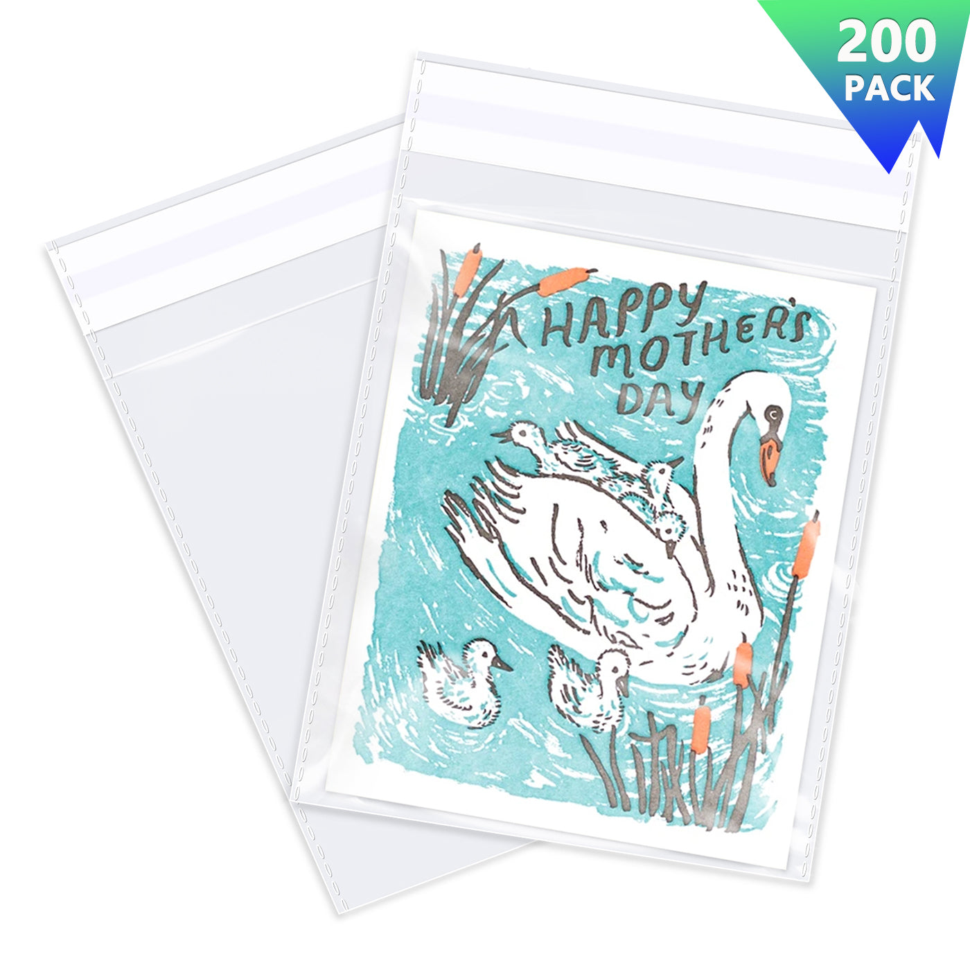 Plastic Poly Bags For Photos 8" x 10"