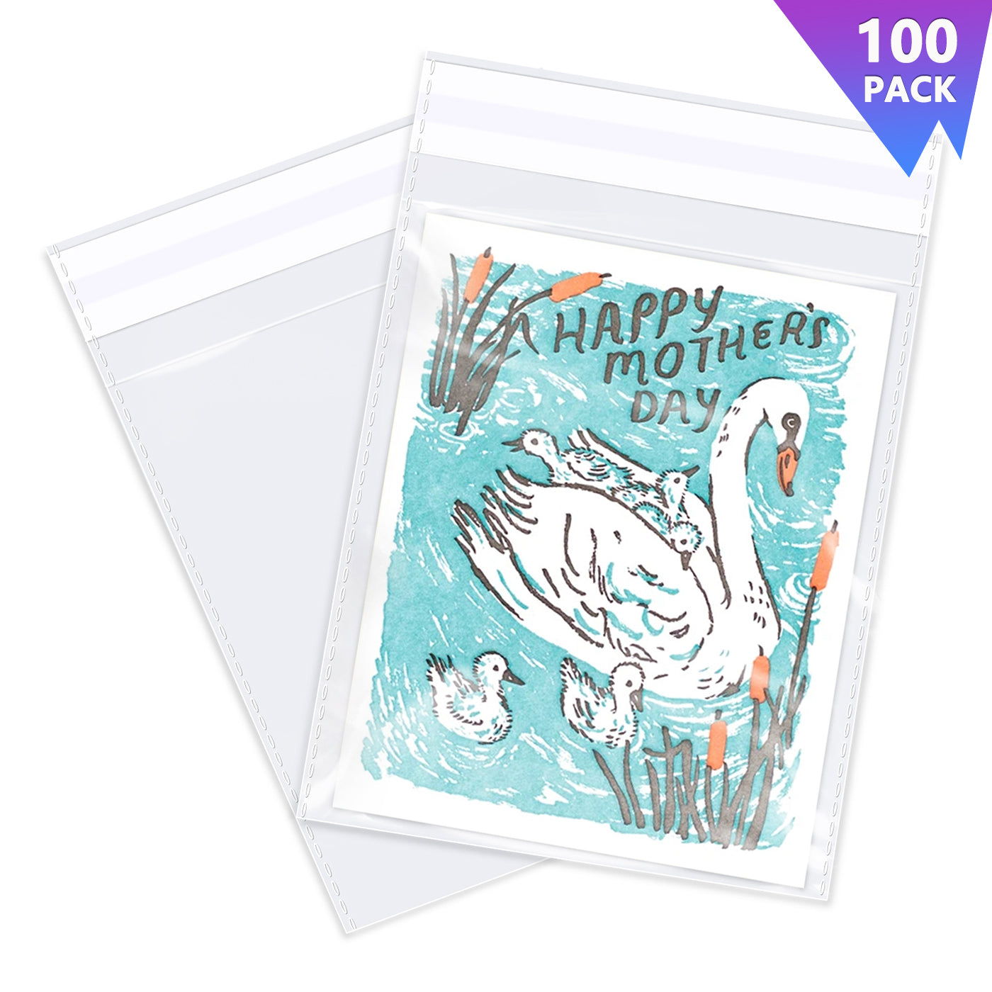 Poly Bags for Art Prints 8" x 10"