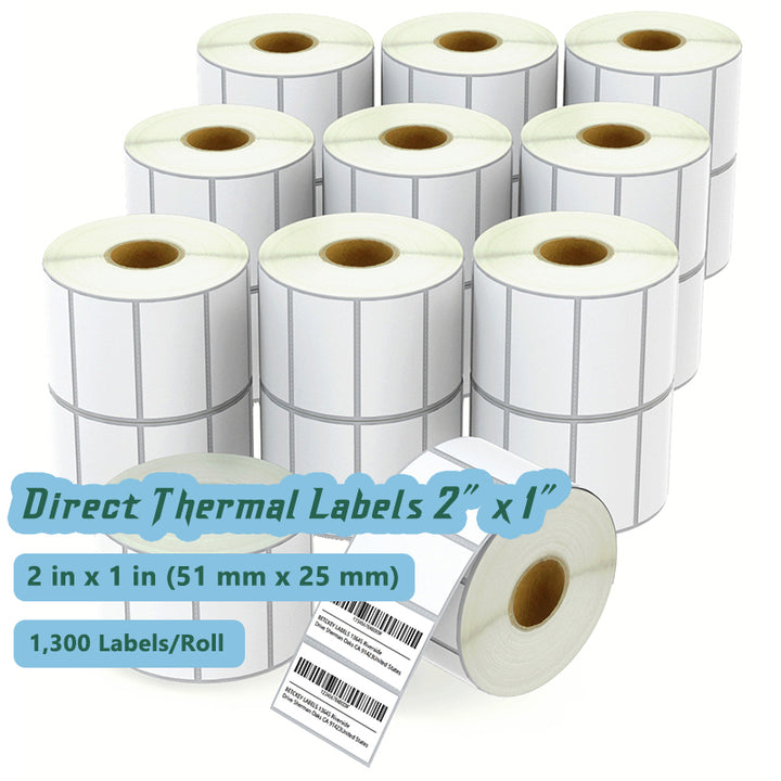 Zebra Direct Thermal Labels Shipping Labels