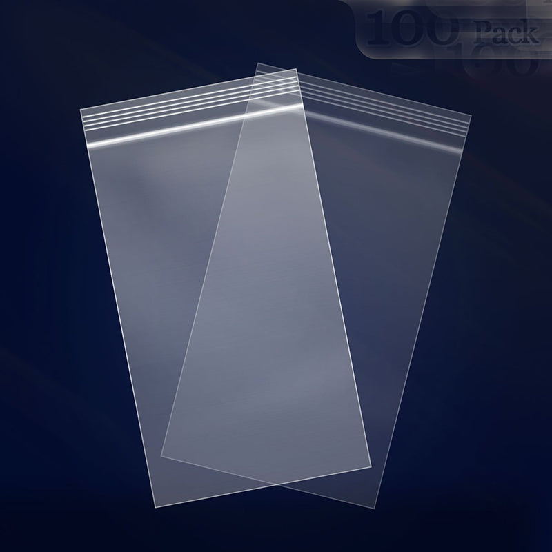 5" x 7" Zip Poly Bags 2 Mil Reclosable Plastic Zip Lock Bags