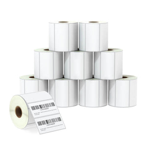 Zebra 3" x 1.5" Barcode Shipping & Address Labels Direct Thermal Labels