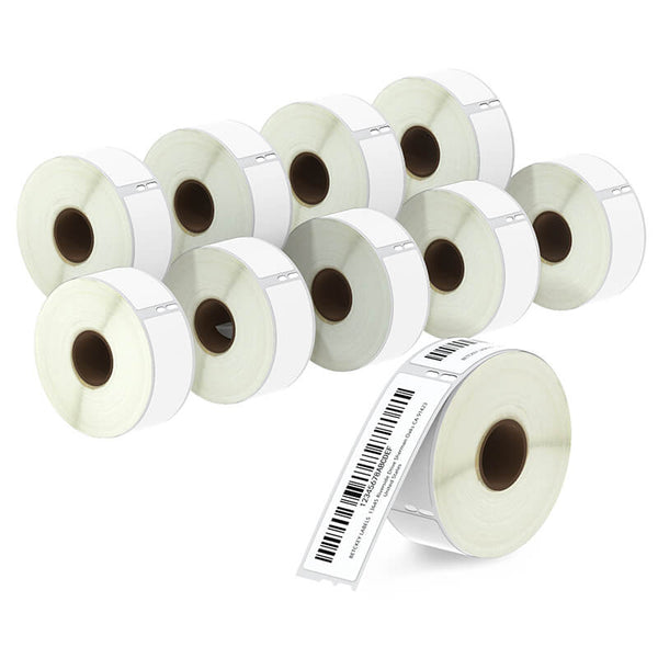 Betckey Dymo 30252 Compatible Address Labels 1-1/8" x 3-1/2" Barcode Labels
