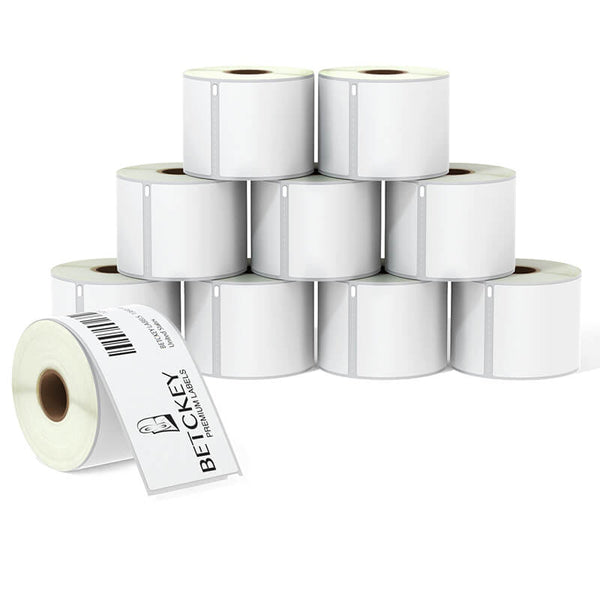 10 Rolls of Dymo 30277 Compatible (2-up) File Folder Labels for LabelWriter  Label Printers, 9/16 x 3-7/16 inch (260 Labels Per Roll)