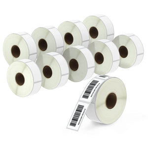 Zebra 1" x 2" Barcode & Address Labels Direct Thermal Labels