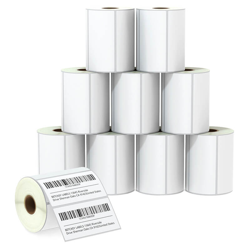 Zebra 4" x 2" Barcode Shipping & Multipurpose Labels Direct Thermal Labels