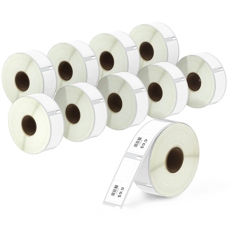 Label Rattail Zebra Dymo 30373 Compatible Price Tag Rat Tail Film Labels 7/8