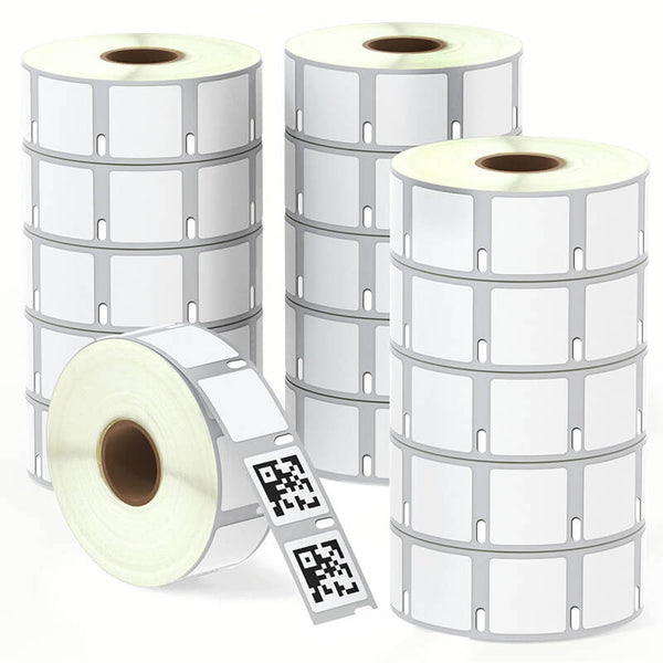 Betckey - Compatible Dymo 30336 (1 x 2-1/8 ) Multipurpose & Barcode Labels - Compatible with Rollo Dymo LabelWriter 450 4XL & Zebra Desktop