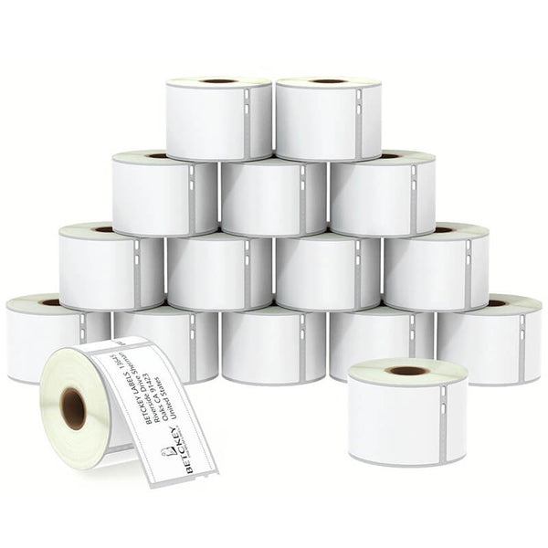 2-1/8 X 4 Small Shipping Labels - Direct Thermal Ultra Removable Paper - DYMO  30323 Compatible - 220 Labels/Roll- White, LD-30323-UR