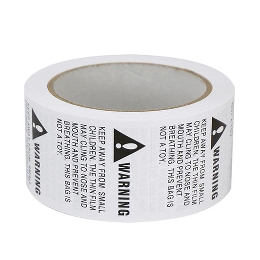 2" X 2" Keep Away from Small Children Suffocation Warning Label Stickers