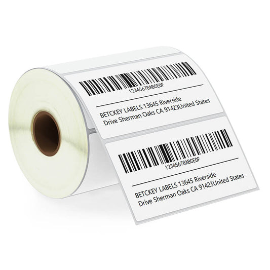 Zebra 4" x 2" Barcode Shipping & Multipurpose Labels Direct Thermal Labels