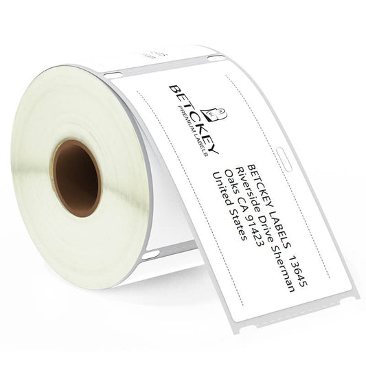 Betckey Dymo 30857 Visitor Name Tag Badge Labels 2-1/4" x 4"