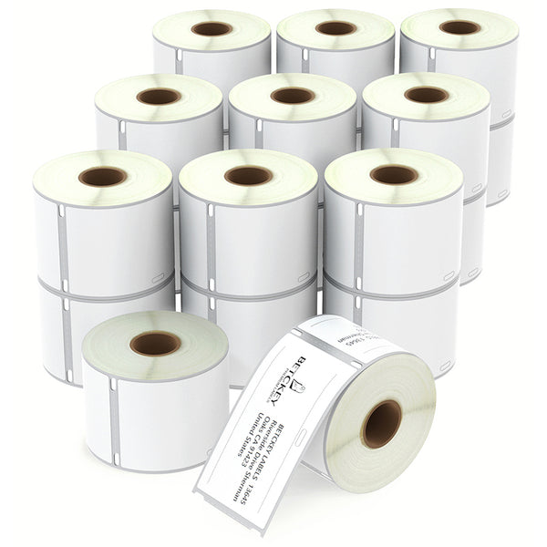 2-1/8 X 4 Small Shipping Labels - Direct Thermal Paper - DYMO 30323  Compatible - 220 Labels/Roll- Orange, LD-30323-O