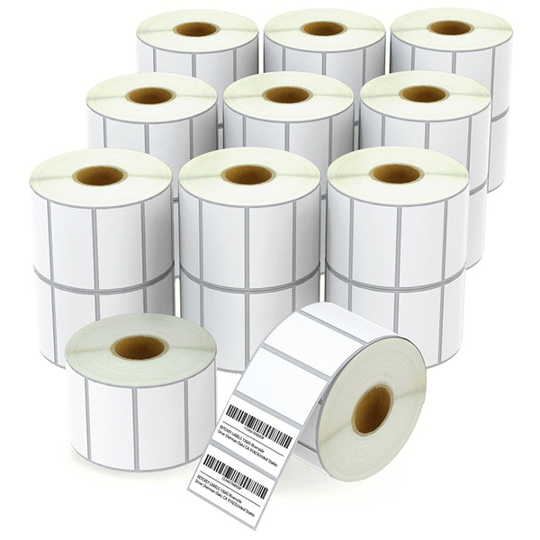 Zebra 2" x 1" UPC Barcode & Address Labels Direct Thermal Labels