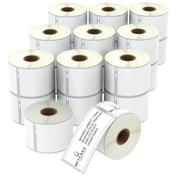 2-1/8 X 4 Small Shipping Labels - Direct Thermal Paper - DYMO 30323  Compatible - 220 Labels/Roll- White, LD-30323