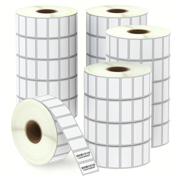 Zebra 1" x 0.5" Direct Thermal Labels 1" Core Small Labels