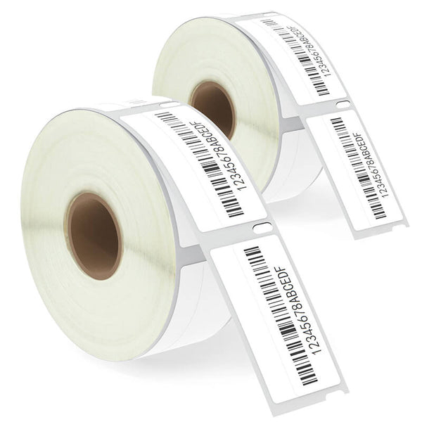 LabelValue.com | Dymo 30252 Address Labels - (1-1/8 x 3-1/2) for Dymo  450, 4XL, Zebra Desktop Printers - 2 White Rolls Per Pack