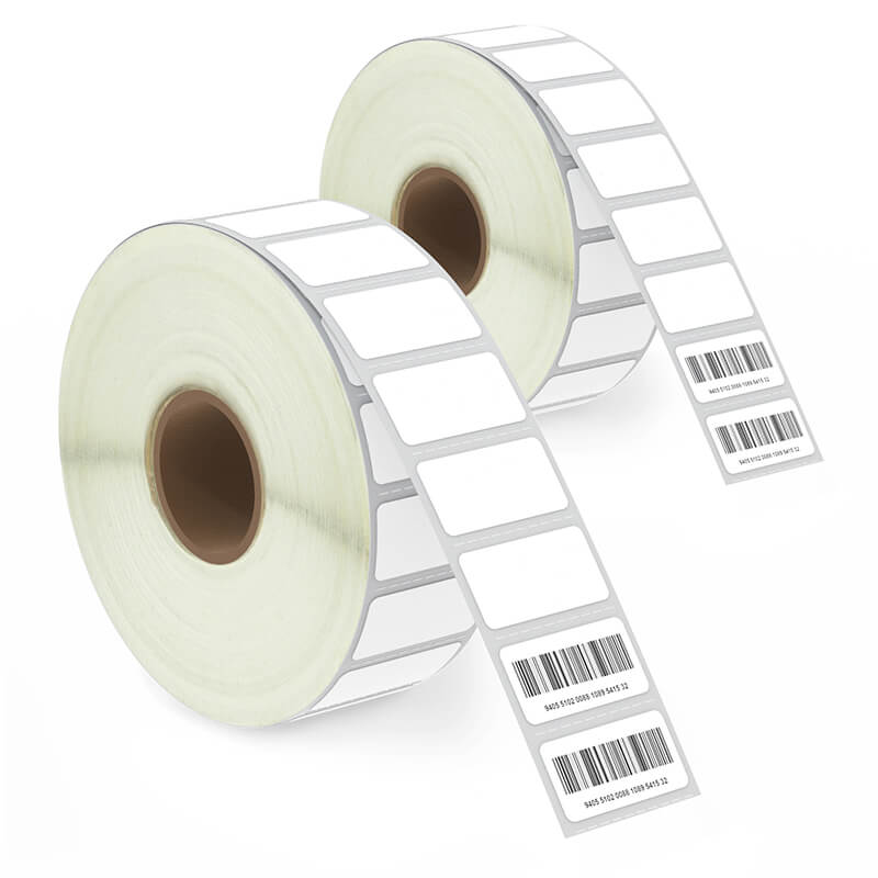 Zebra 1" x 0.5" Direct Thermal Labels 1" Core Small Labels