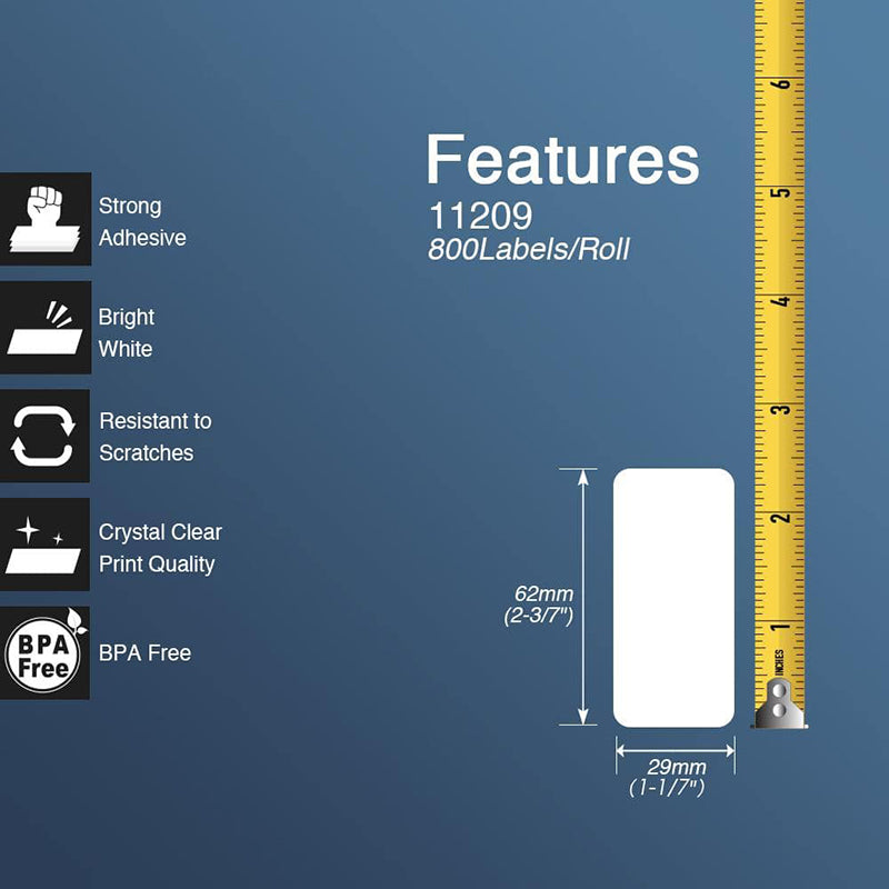 Brother DK-1209 Small Address Labels | Reusable Cartridge