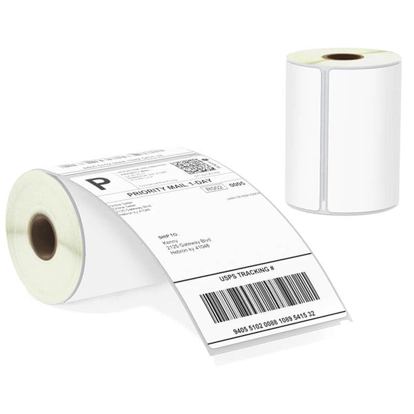 Dymo Compatible 1744907 - 4 x 6 4XL Internet Postage Shipping Labels (4 Rolls - 220 Labels per Roll)