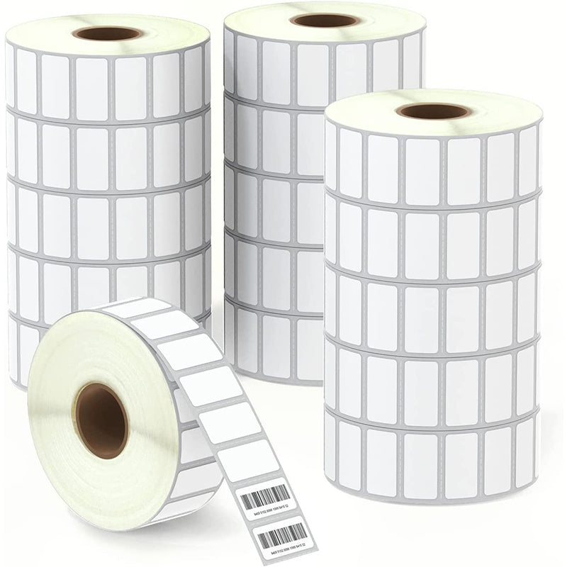 Zebra 1" x 0.5" Direct Thermal Labels 1" Core Small Labels