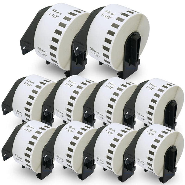 Brother DK-2225 Compatible Continuous Labels DK2225 Labels 1-1/2" x 100'