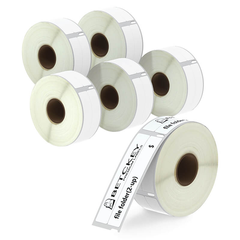 DYMO 30277 2-up File Folder Labels  9/16" x 3-7/16"
