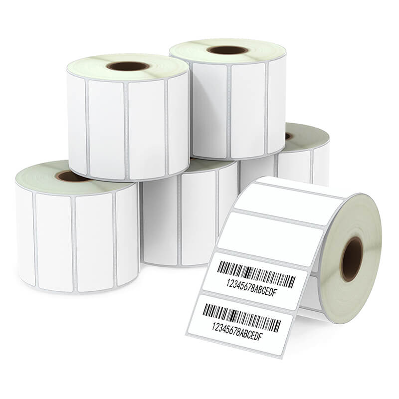 Zebra 2.625" x 1" File Folder & Address Labels Direct Thermal Labels