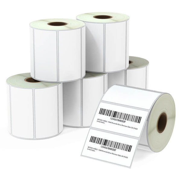 Zebra 3" x 1.5" Barcode Shipping & Address Labels Direct Thermal Labels