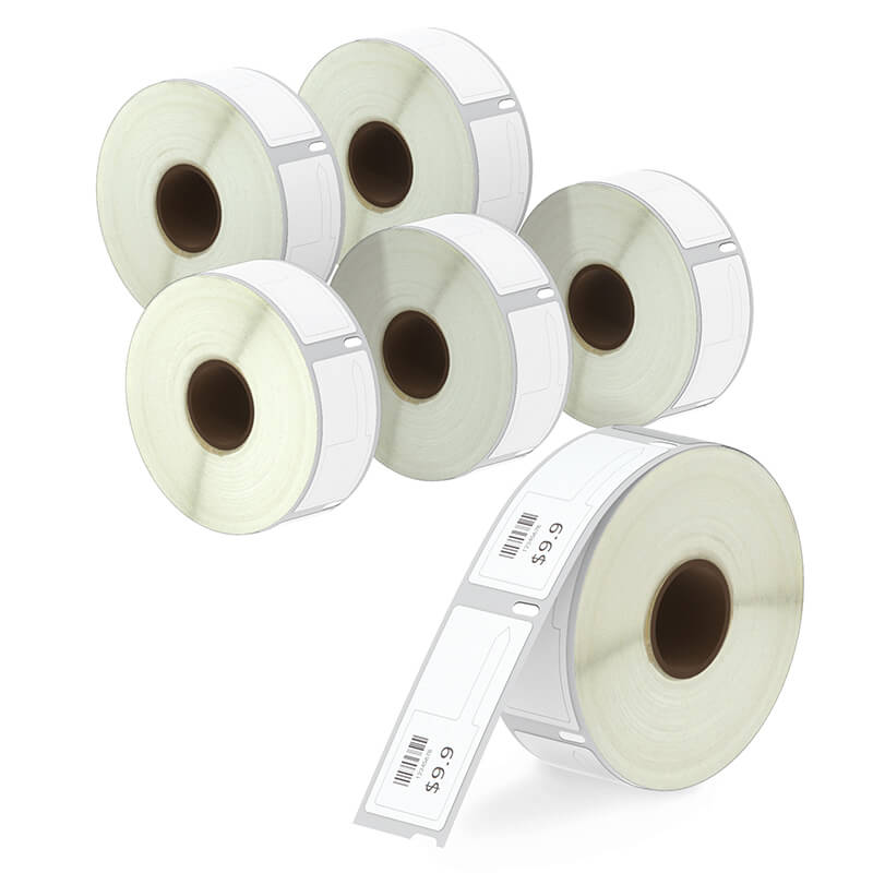 Dymo 30373 Compatible Price Tag Rat Tail Film Labels 7/8