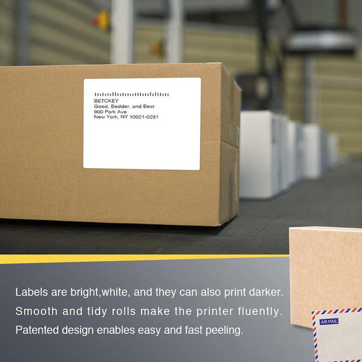 Zebra 4" x 5" Large Shipping & Multipurpose Labels Direct Thermal Labels