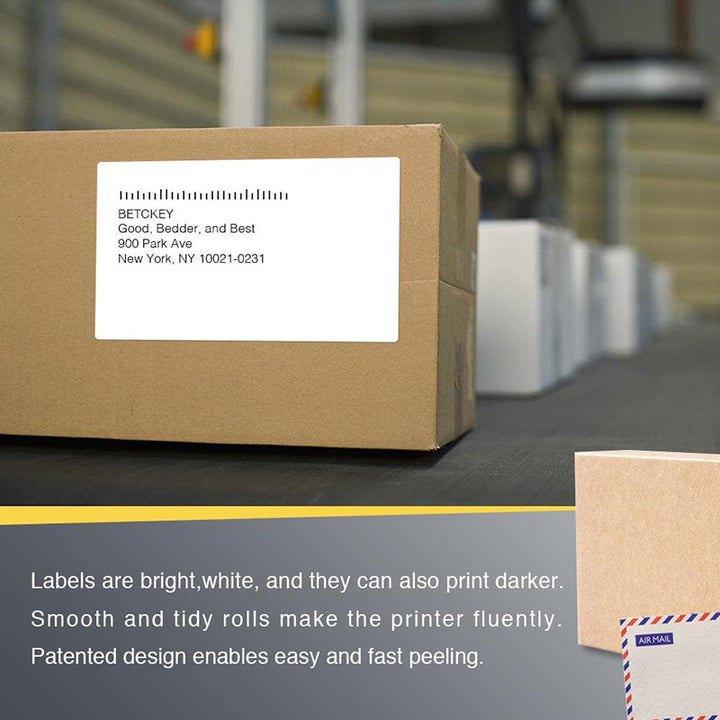 Zebra 4" x 6.5" Large Shipping Labels & Multipurpose Direct Thermal Labels