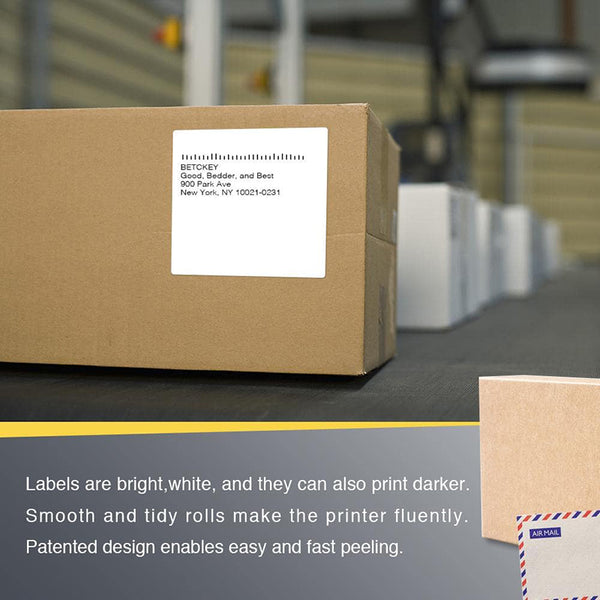 Zebra 4" x 4" Shipping & Large Square Labels Direct Thermal Labels