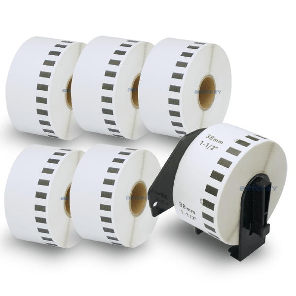Brother DK-2225 Compatible Continuous Labels DK2225 Labels 1-1/2" x 100'