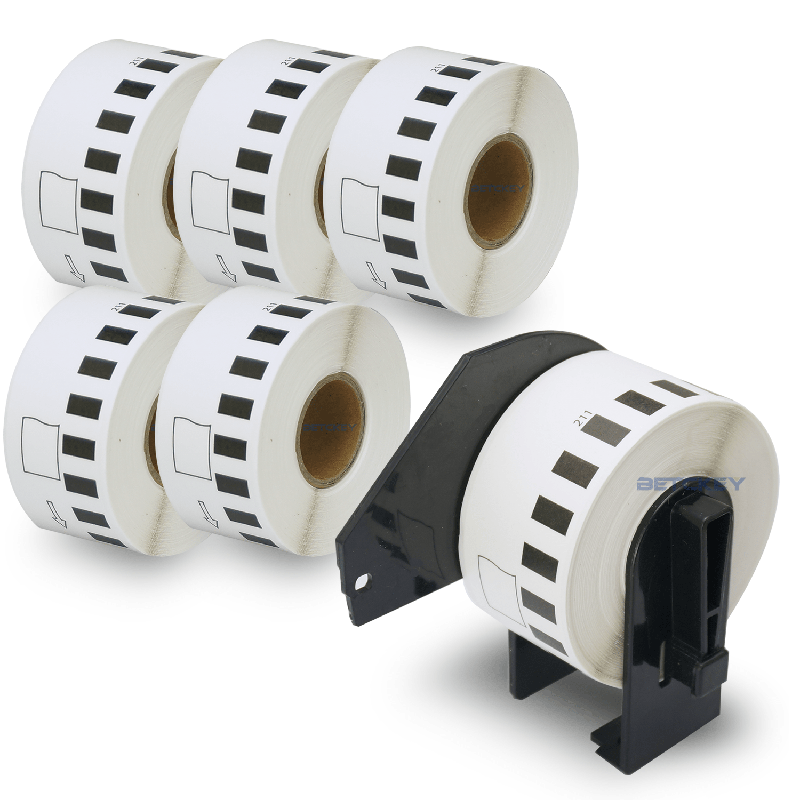 Betckey Brother DK-2211 Continuous Film Labels DK2211 Labels 1.1 in x 50 ft