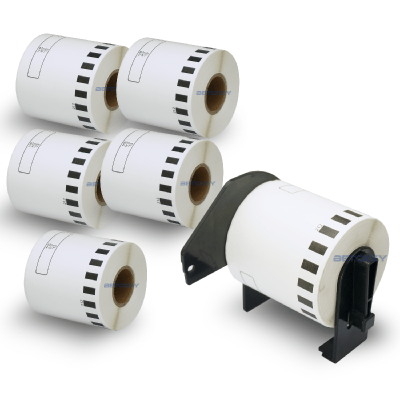 Betckey Brother DK-2212 Continuous Matte Film Labels DK2212 Labels 2.4 in x 50 ft