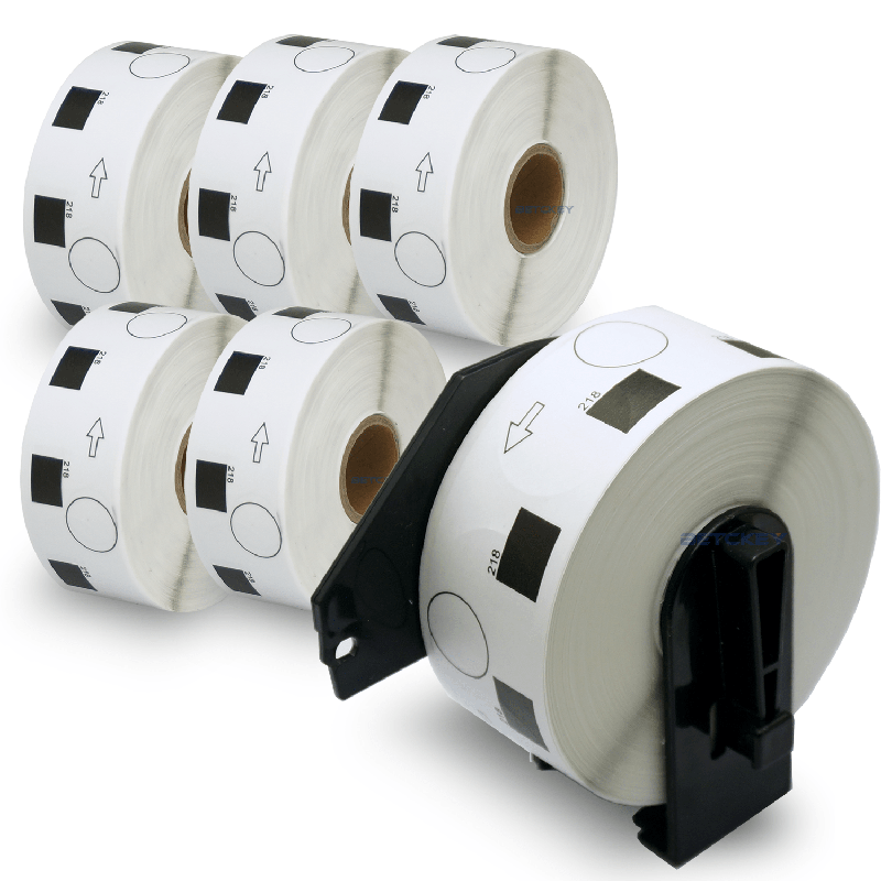 Betckey Brother DK-1218 Compatible Round Labels DK1218 Labels 0.94" in Dia