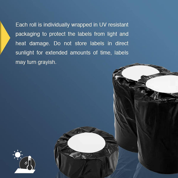 Betckey Brother DK-2211 Continuous Film Labels DK2211 Labels 1.1 in x 50 ft