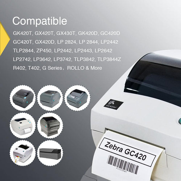 Zebra Multipurpose Labels  ZD410, GK420, LP2844 Compatible